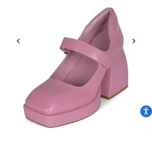 New JEFFREY CAMPBELL Reine-2 Platform Mary Jane Pump size 7